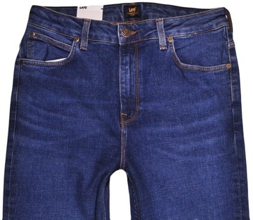 LEE spodnie HIGH blue jeans BREESE _ W30 L35