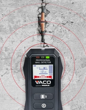 WYKRYWACZ PRZEWODÓW Detektor napięcia METALI Drewna PROFILI Rur KABLI