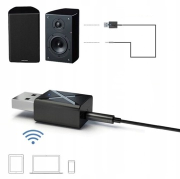 АДАПТЕР ПРИЕМНИК BLUETOOTH AUDIO 5.0 ПЕРЕДАТЧИК 10 м