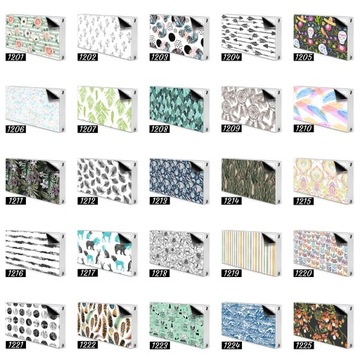 Крышка радиатора 100х60 Тропические листья