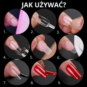 ГИБКИЕ ПРОЗРАЧНЫЕ НАСАДКИ 120 ШТ МИНДАЛЬ МИНДАЛЬ ИСКУССТВЕННЫЕ ТОНКИЕ ГИБКИЕ