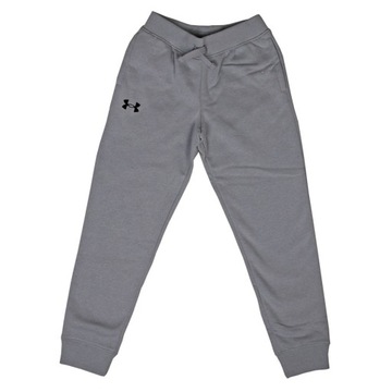 S Spodnie UA Boy's Rival Cotton Pants 1357634 011 szary S