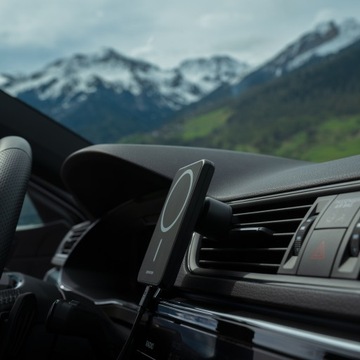 АВТОМОБИЛЬНЫЙ ДЕРЖАТЕЛЬ ТЕЛЕФОНА QI АВТОМОБИЛЬНОЕ ЗАРЯДНОЕ УСТРОЙСТВО ДЛЯ IPHONE MAGSAFE