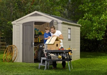 KETER 237005 Work Table складной стол для мастерской, массивный +2 зажима