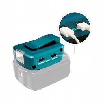 Лампа USB-зарядное устройство для аккумулятора Makita 14,4-18 В