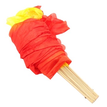 Декоративный танцевальный веер из атласного шелка