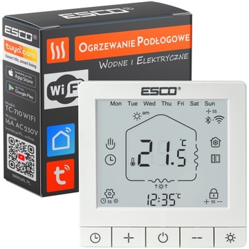 Regulator ogrzewania podłogowego WIFI +dualsensor