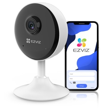 Kamera IP Wifi bezprzewodowa EZVIZ C1C-B FullHD IR Szerokokątna Mikrofon