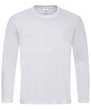 T-Shirt Koszulka Stedman2500 Long Sleeve Biały S