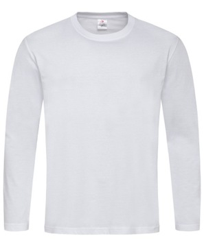 T-Shirt Koszulka Stedman2500 Long Sleeve Biały XXL