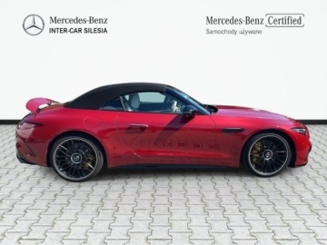 Mercedes SL R232 4.0 63 585KM 2022 Mercedes-Benz SL SL 63 4MATIC MANUFAKTUR Patagonia Red Burmester 3D AMG, zdjęcie 3