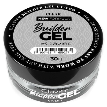Clavier Żel Budujący Do Paznokci 30 g - Clear