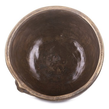 DONICZKA GŁOWA CEMENT ZŁOTA BRĄZOWA 18x38cm TWARZ