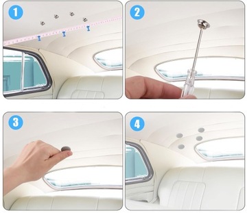 XXL РЕМКОМПЛЕКТ ДЛЯ РЕМОНТА ПОТОЛКА АВТОМОБИЛЯ ЗАКЛЕПКИ SPRINTER