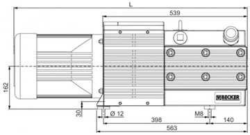 Вакуумный насос Becker KVT 3.140