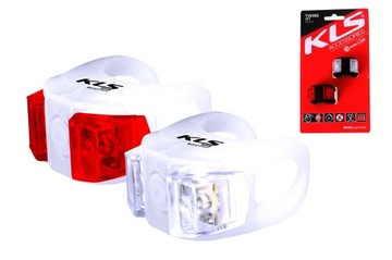 ZESTAW OŚWIETLENIA NA ROWER KELLYS KLS TWINS WHITE