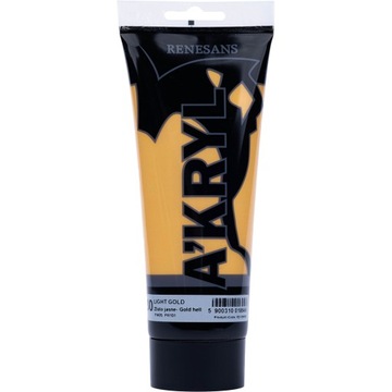Renesans A'kryl farba akrylowa 200ml 30 złoto jasne