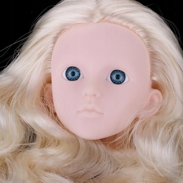 1/4 головы девушки BJD с глазами