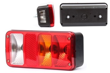 Lampa tylna do przyczepy lawety busa W29P 189 światło cofania rejestracji