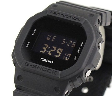 ZEGAREK CASIO DW-5600BBN-1ER CZARNY SPORTOWY G-SHOCK KOSTKA NA PASKU NATO