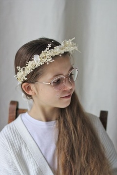 Wianek komunijny nr 1 NATURALNE SUSZONE ROŚLINY