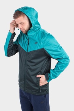 4F kurtka męska softshell z kapturem H4L20-SFM002 r. 2XL