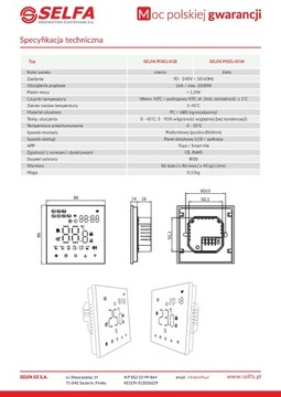 ZESTAW PREMIUM: Kabel grzejny WARMUP WIS1460W (73m)+termostat PIXEL WiFi