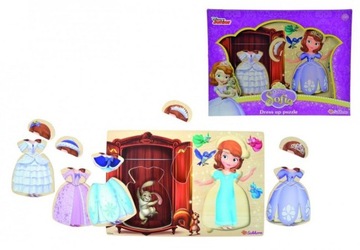 PUZZLE DREWNIANE JEJ WYSOKOŚĆ ZOSIA UBIERANKA 13EL