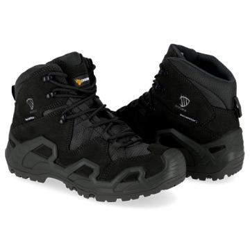 BUTY ROBOCZE TRZEWIKI TAKTYCZNE WODOODPORNE TREKKINGOWE EXPLORER BLACK 43