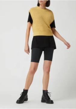 ЖЕНСКИЙ ВЯЗАНЫЙ ЖИЛЕТ S.OLIVER ЖЕЛТЫЙ