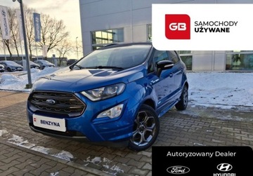 Ford Ecosport II SUV Facelifting 1.0 EcoBoost 125KM 2018 Ford EcoSport Ford EcoSport 125KM EcoBoost ST-line P.Zima, Salon PL, Serwi