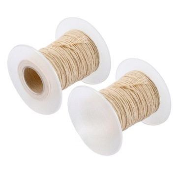 ŚWIECA DIY RĘCZNIE WYKONANY Knot MATERIAŁ SZPULA LINY 2