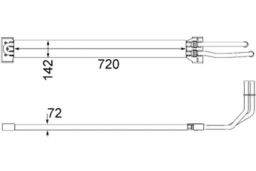 МАСЛЯНЫЙ ОХЛАДИТЕЛЬ PORSCHE CAYENNE VW TOUAREG 3.0D-4.8 02/07- MAHLE
