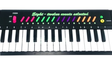 KEYBOARD Z MIKROFONEM DLA DZIECI PIANINKO ORGANKI