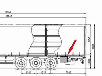 Ящик для инструментов TIR для грузовой тележки