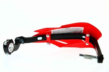 Поручни Acerbis X — заводские, с алюминиевым сердечником, красно-черные защитные ограждения