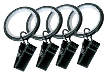 ТИХОЕ КОЛЬЦО С ЛЯГУШКОЙ для карниза Разные цвета 10 шт.