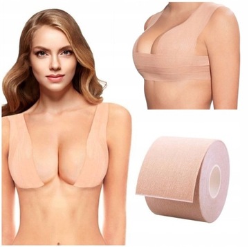 Taśma unosząca modelująca biust podtrzymująca gołe plecy Push up BOOB TAPE