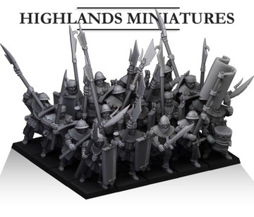 Gallia Men at Arms x20 CMD - Highlands Miniatures