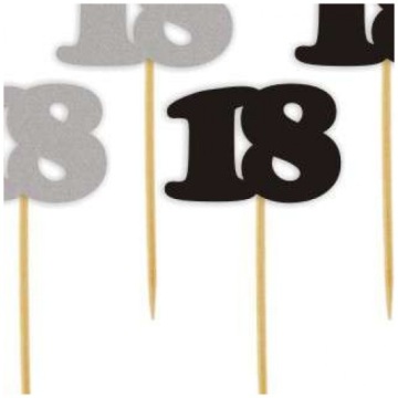 Сборщик украшений 18 BIRTHDAY серебристый и черный