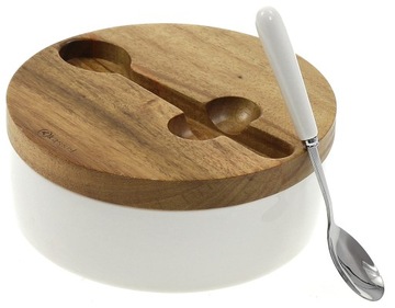 ФАРФОРОВАЯ САХАРНИЦА САХАРНИЦА С ЛОЖКОЙ