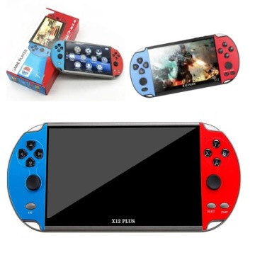 X12 Plus Přenosná Herní Konzole S 1000 Hrami 16 Gb 7 Palců Jako Dárek