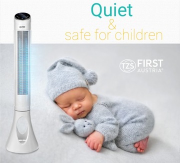 Вентилятор колонны ОТОБРАЖАЕТ ТЕМП. Первая Австрия