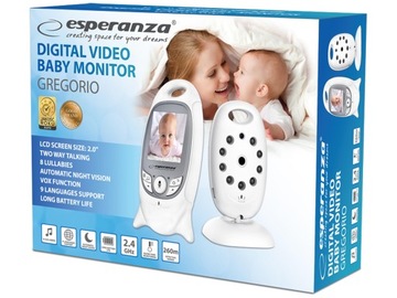 NIANIA ELEKTRONICZNA WIDEO KAMERA MONITOR NA ŻYWO