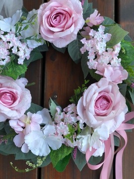 ДВЕРНОЙ ВЕНОК, ИСКУССТВЕННЫЙ ЦВЕТОЧНЫЙ ВЕНОК, ВЕНОК