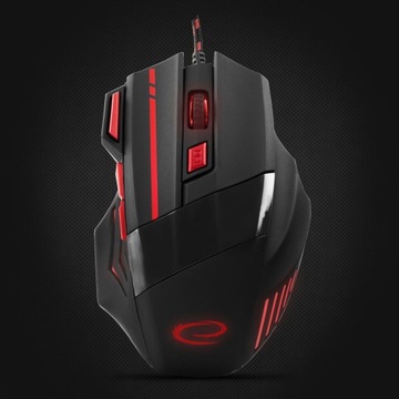 КРАСНАЯ ИГРОВАЯ МЫШЬ ДЛЯ ГЕЙМЕРОВ 2400 DPI