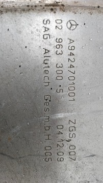 MERCEDES ACTROS MP2 MP3 NÁDRŽ PALIVA 300L A9424701001