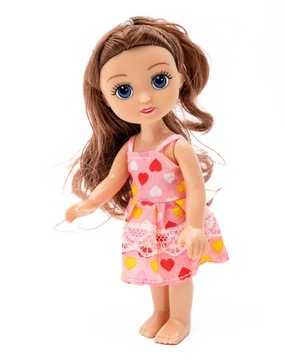 LITTLE GIRL Кукла Kaibibi Брюнетка + 2 платья Сумочка-расческа