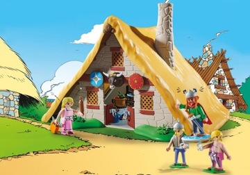PLAYMOBIL ASTERIX АСПАРАНОИКСА ХЮТ + АКСЕССУАРЫ