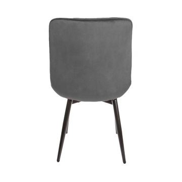 CHAIR SET велюровый стул офисный стул с бархатной обивкой Серый